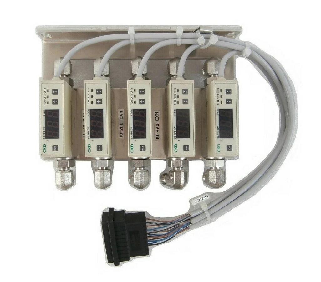 Used Nikon 5-Port Pressure Sensor Manifold CKD FSM-N-050-6A NSR-S205C Working Surplus