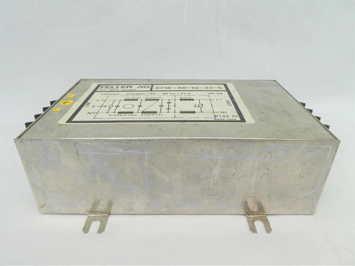 Used Feller AG 3718-X0-10-27-5 Noise Filter FEI XL 30 ESEM Working Spare
