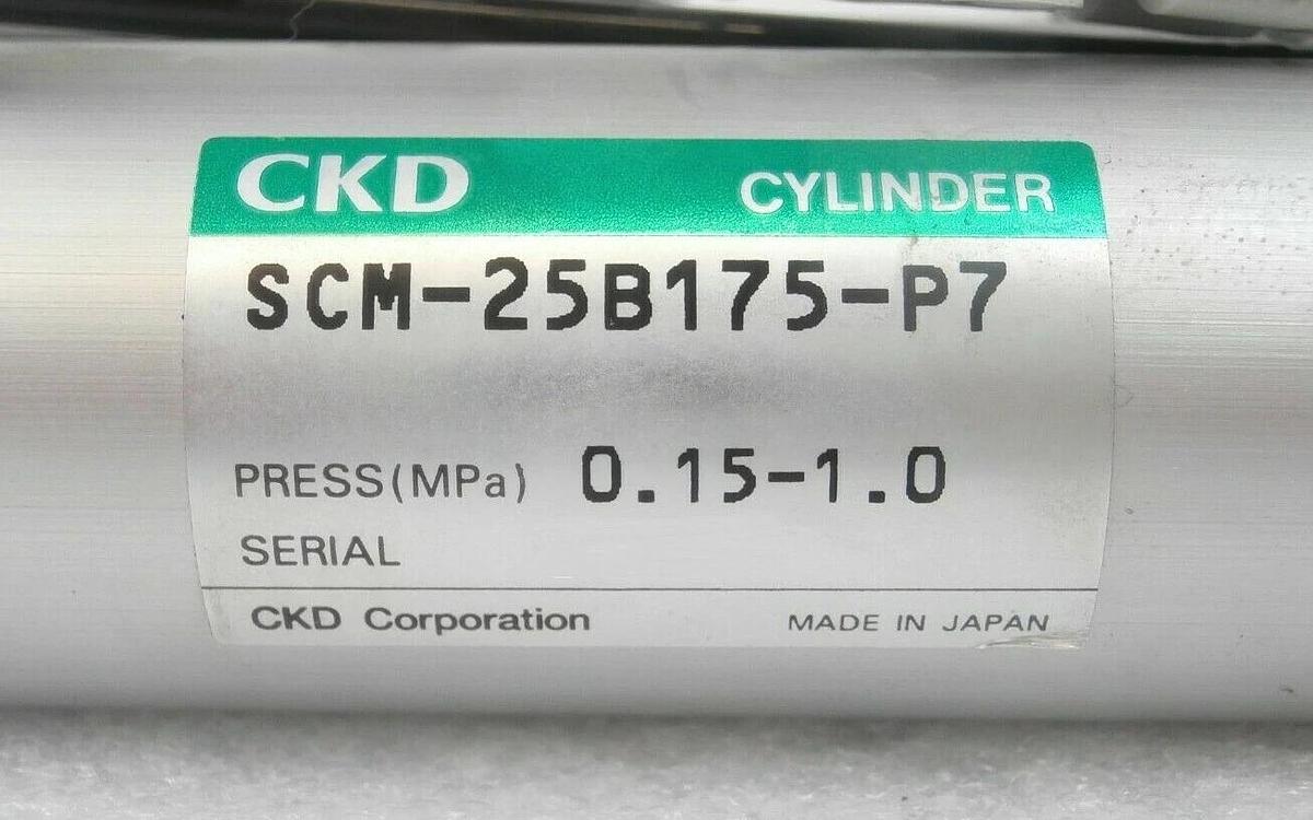 Used CKD SCM-25B175-P7 Load Port Pneumatic Rail TEL 3D80-001147-V6 Lot of 2 Spare