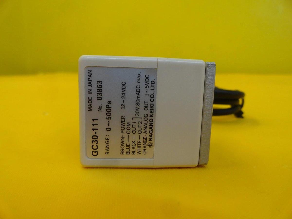 Used Nagano Keiki GC30-111 Pressure Sensor Reseller Lot of 4 Used Working