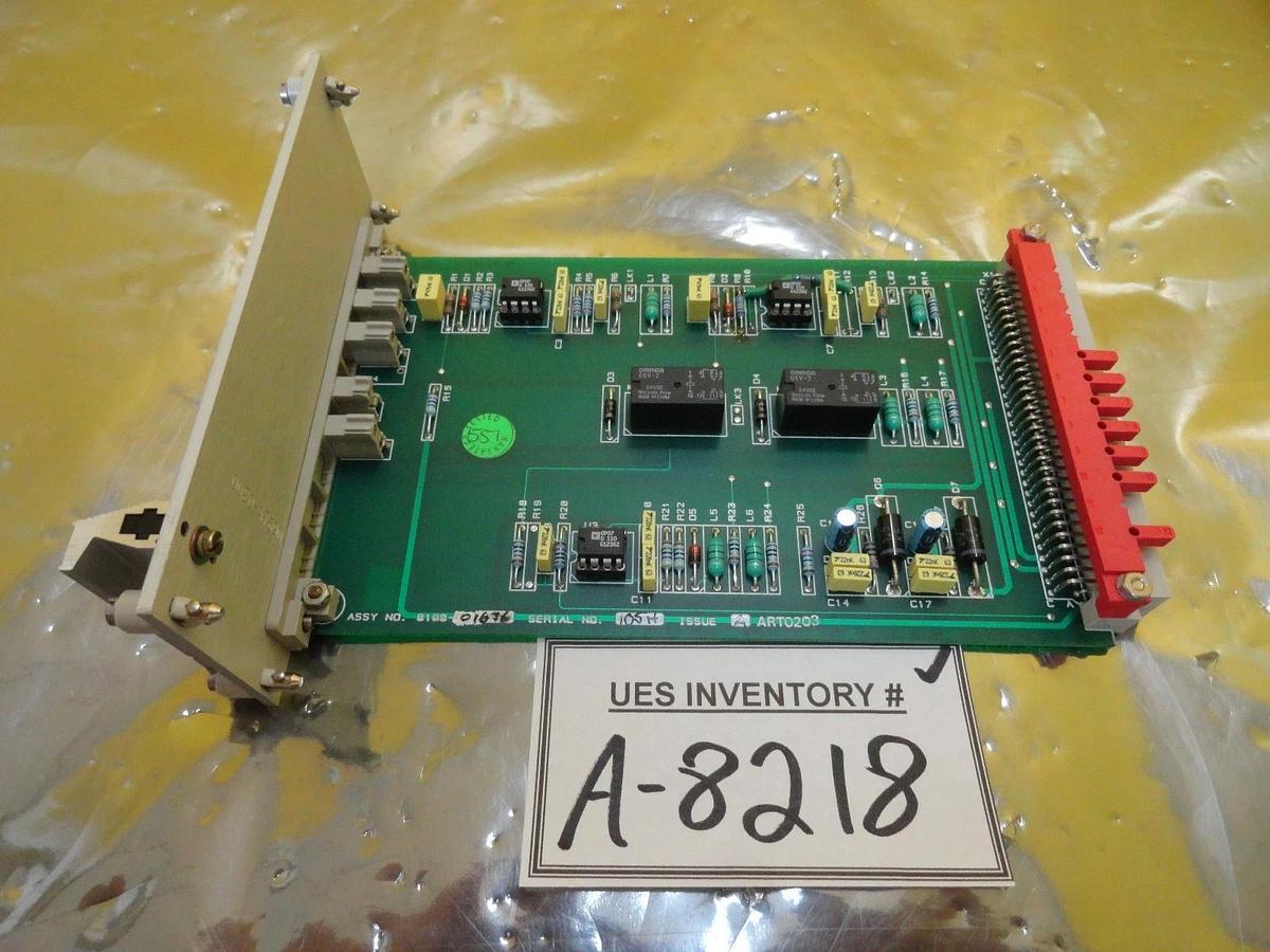 Used AMAT Applied Materials 0100-01676 Decel/Focus PSU Interface PCB Card Working