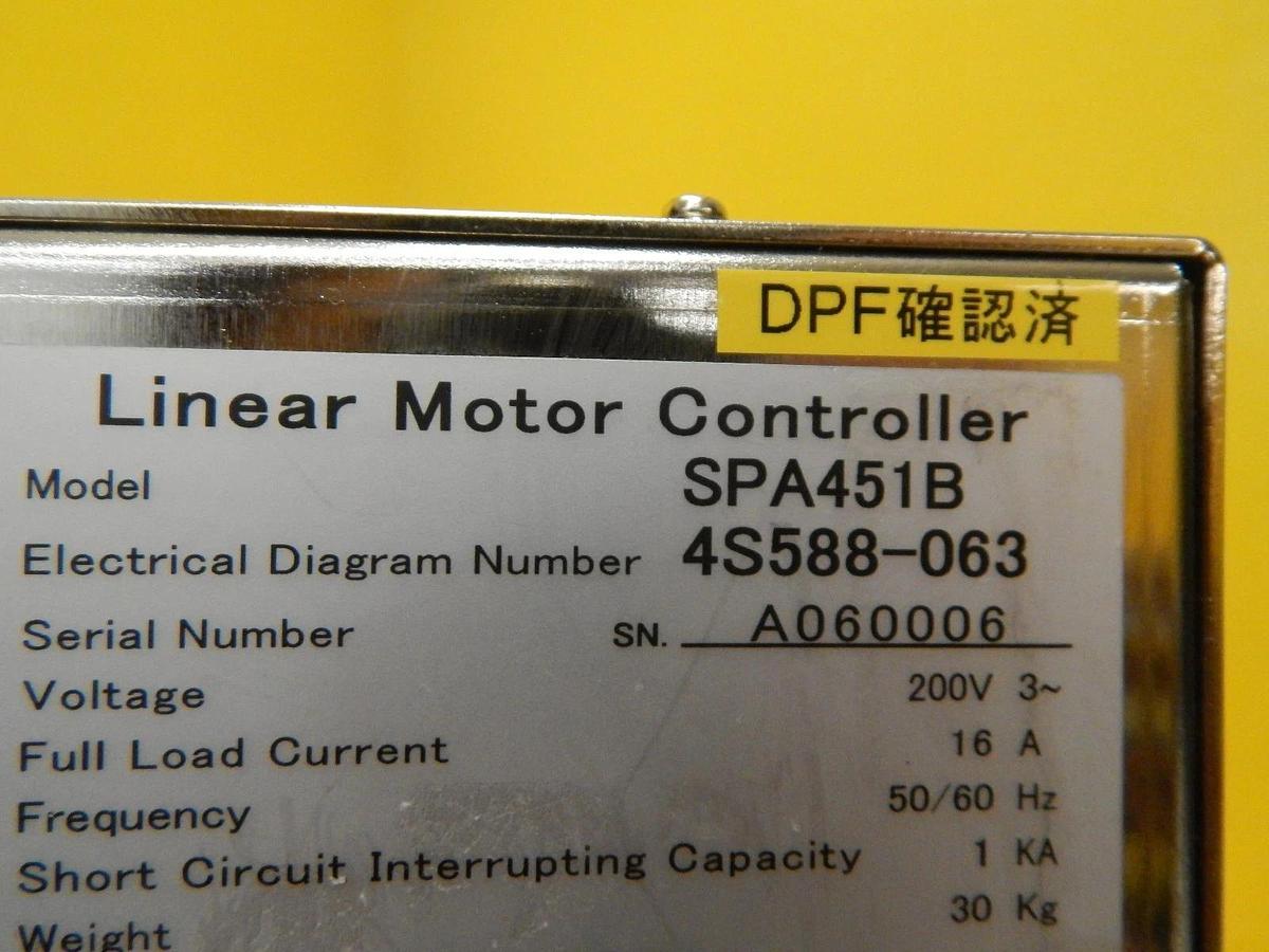 Used Nikon 4S588-063 W X Linear Motor Controller SPA451B 4S013-373-3 NSR Working