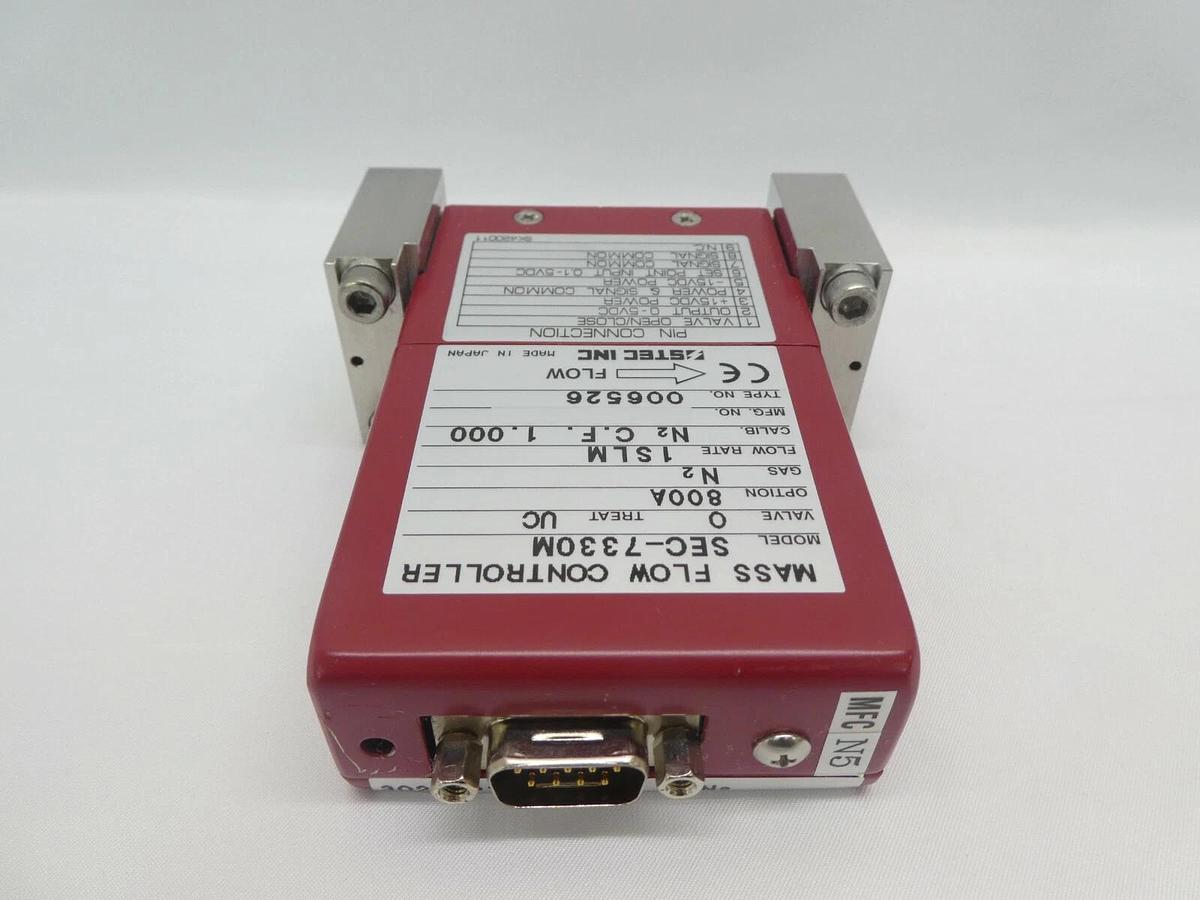 Used STEC SEC-7330M Mass Flow Controller MFC SEC-7330 1 SLM N2 Working Surplus