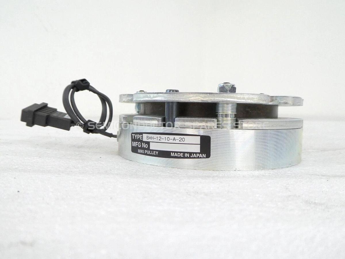 Used Miki Pulley BXH-12-10-A-20 Spring Actuated Brake Motor TEL Lithius Working