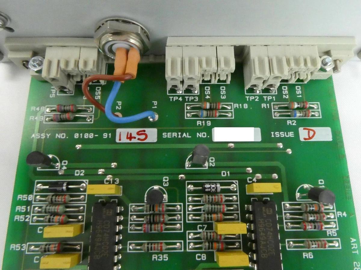 Used AMAT Applied Materials 0100-91145 Argon/Oxygen Bleed and Charge Monitor PCB Card