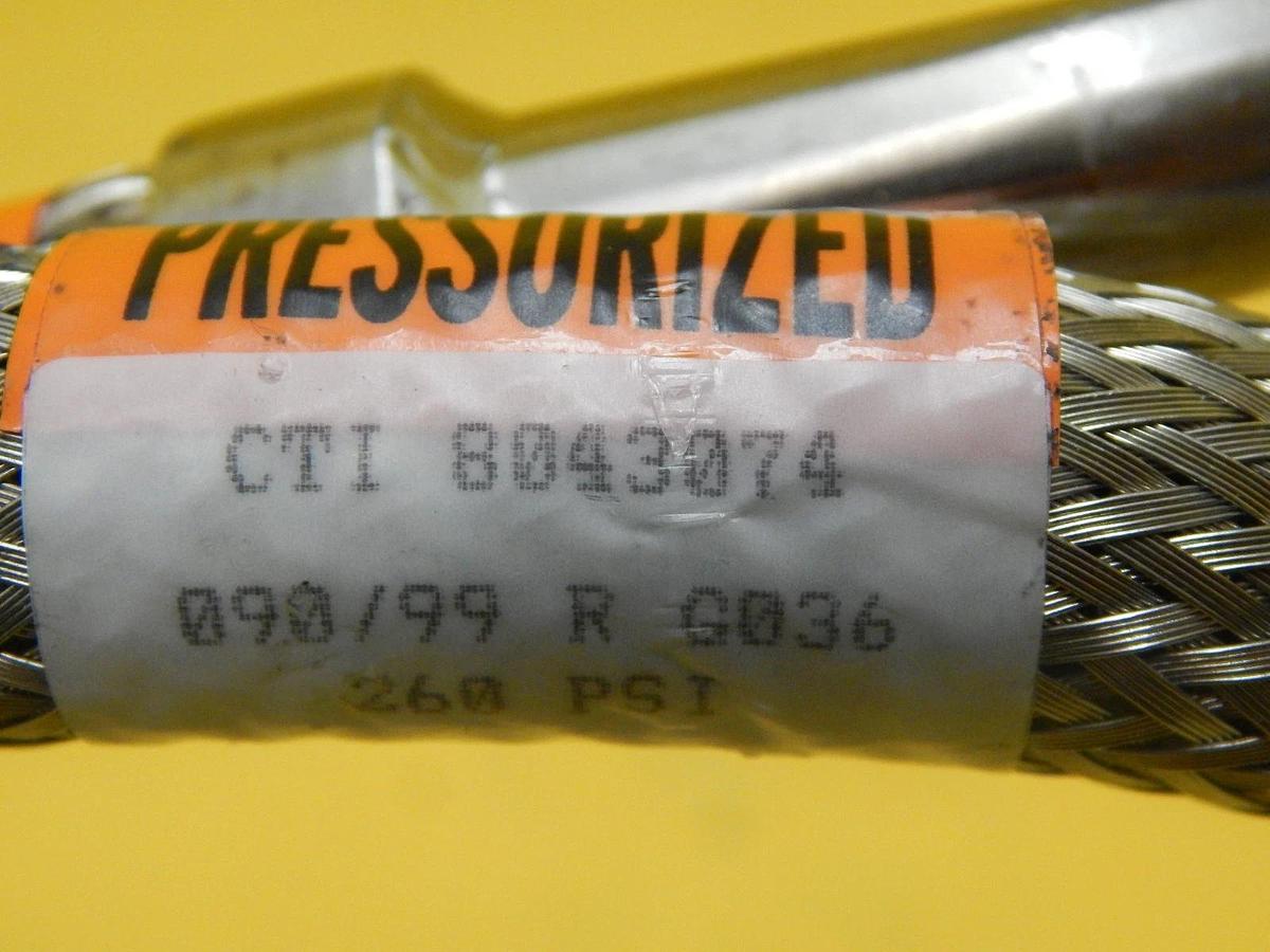 Used CTI-Cryogenics 8043074 Cryopump Helium CryoLine Hose MRC Eclipse Star Working