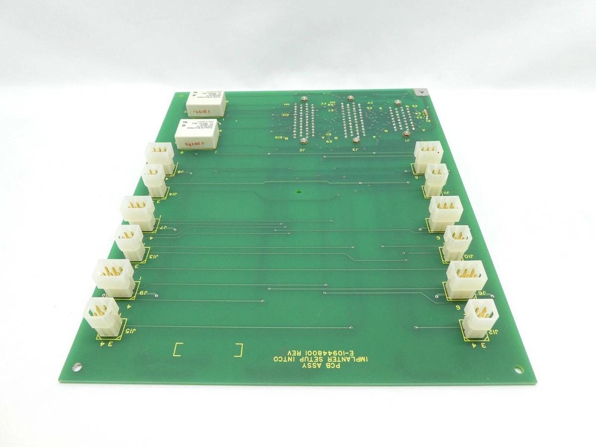 Varian Semiconductor E-109448001 Implanter Setup Interconnect PCB Rev. 2 New