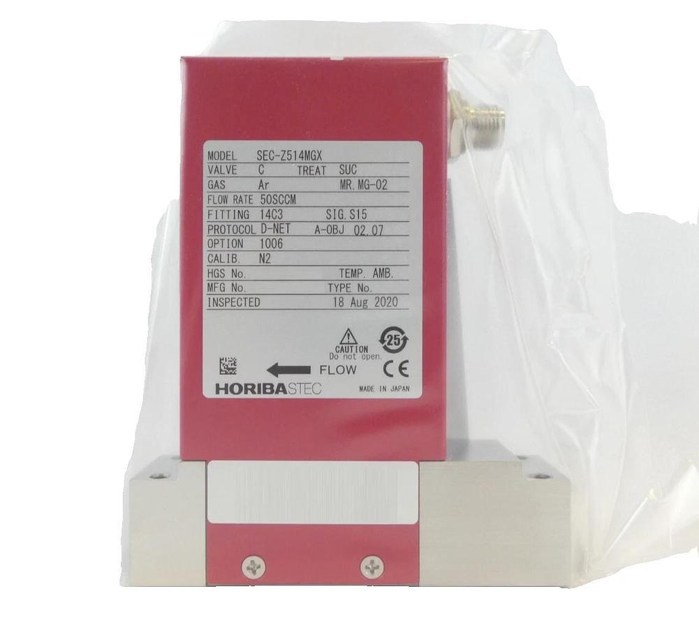 Horiba STEC SEC-Z514MGX Mass Flow Controller MFC 50 SCCM Ar AMAT 0190-33183 New