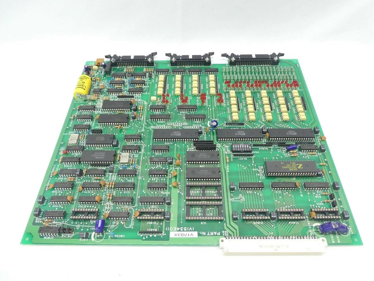 Used Varian Semiconductor VSEA V1703X Autosequencer CPU PCB V1534E01 W/ EPROMs Spare