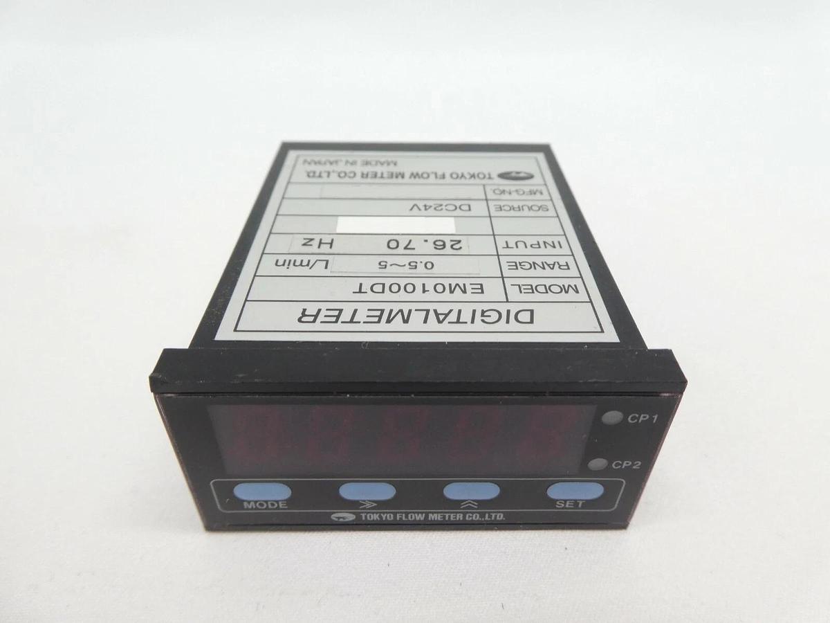 Used Tokyo Flow Meter EM0100DT Digital Meter DIGITALMETER 0.5 ~ 5 L/min Lot of 20