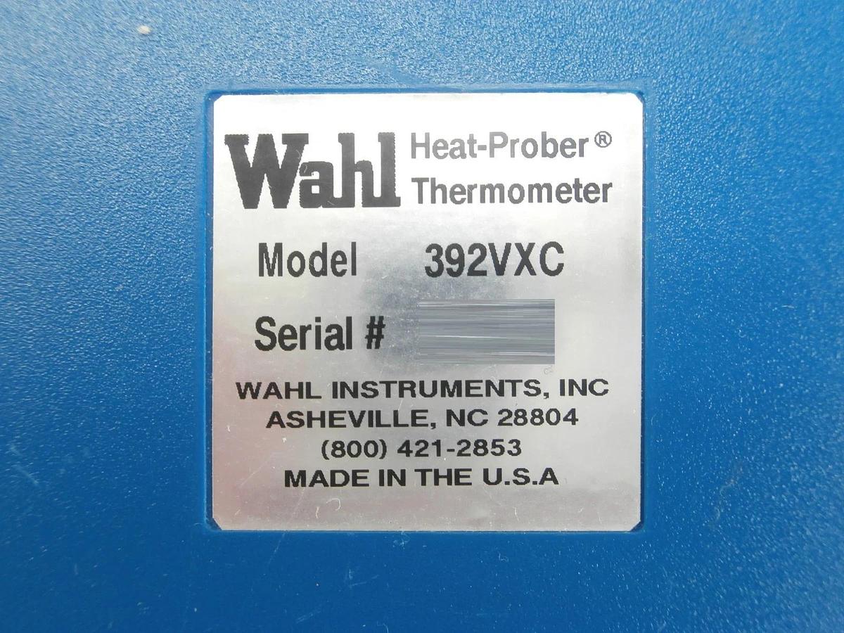 Used Wahl 392VXC Digital Heat-Prober Thermometer with Platinum Resistance Probe Used