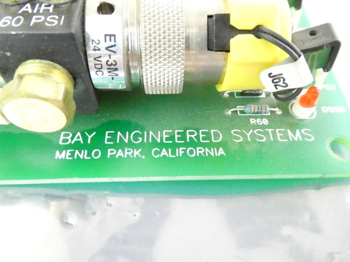 Used Bay Engineering BES-6173-0001 Pneumatic Manifold PCB AMAT 0190-76167 Surplus