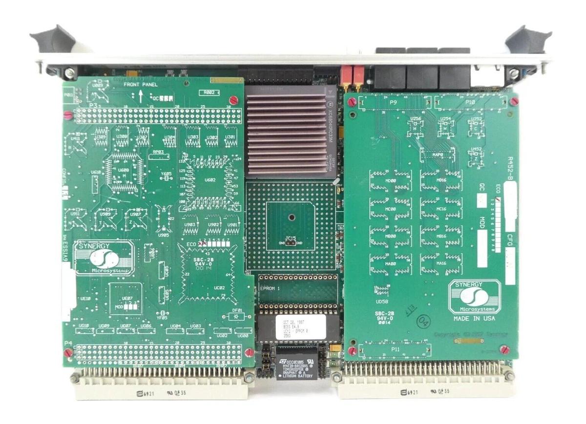 Used Synergy V452-D SBC Single Board Computer VME PCB Card AMAT 0090-76133 Working