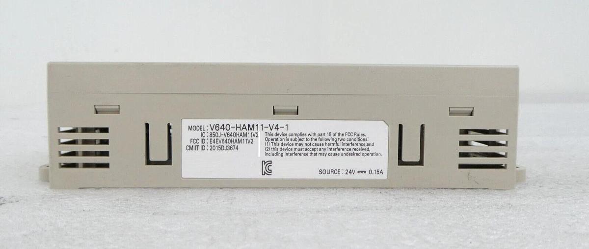 Used Omron V640-HAM11-V4-1 Amplifier Unit Reseller Lot of 2 Working Surplus