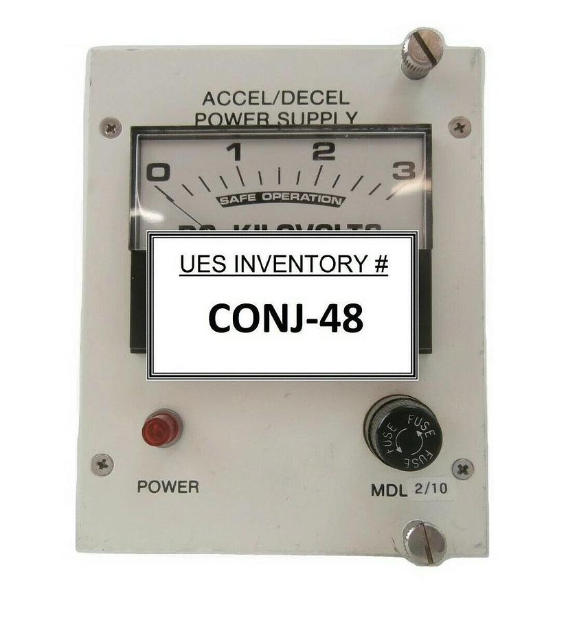 Used Varian 04073001 Accel/Decel Power Supply MDL-2/10 Rev. V Working Surplus