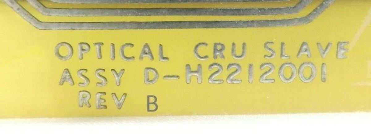 Used Varian Semiconductor VSEA D-H2212001 Optical CRU Slave PCB Card Rev. B Working