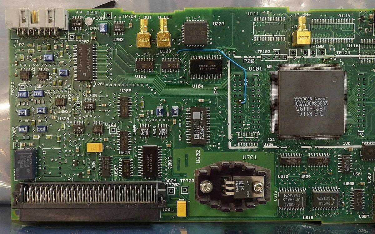 Used HP Hewlett-Packard E4400-60070 A3814 Fuzzy Logic Board PCB Card E4432B Working
