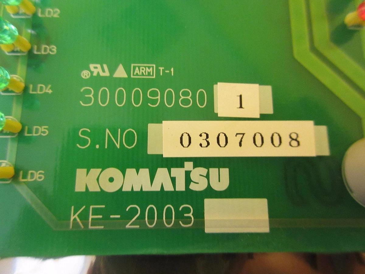 Used Komatsu 300090801 KE-2003 Display Panel Board PCB Used Working