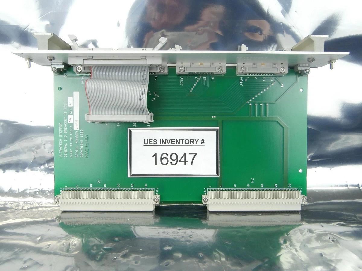 Used Ultratech Stepper 03-20-0221-02 General I/O Breakout II PCB Card Used Working