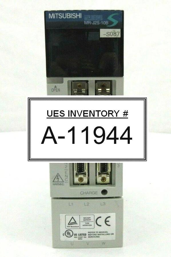 Used Mitsubishi MR-J2S-10B-S087 AC Servo Driver PLC MELSERVO Used Working