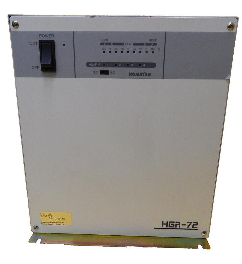 Used Komatsu Electronics 20000240 Heat Exchanger Power Supply HGR-72 Working Surplus