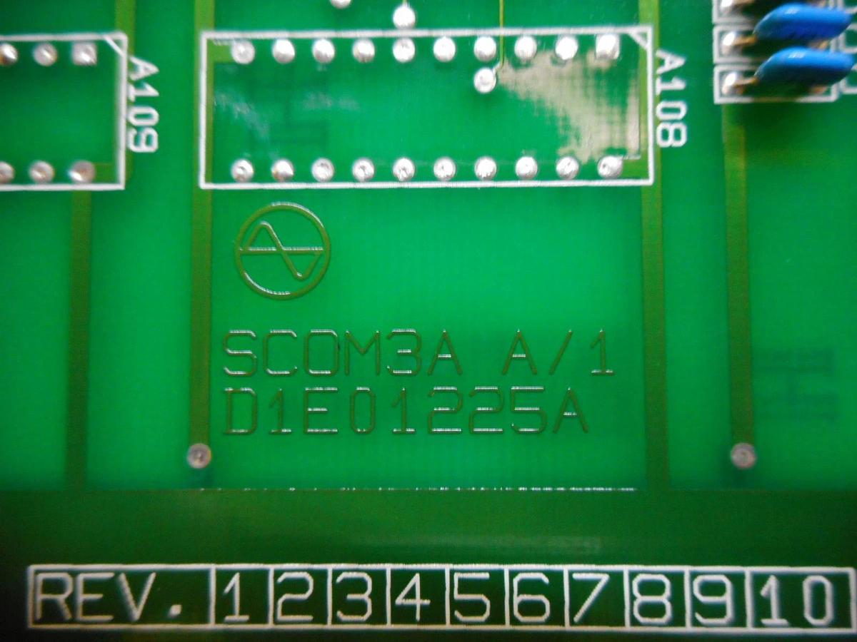 Used Kokusai Electric D1E01225A Communication PCB Card SCOM3A Working Spare