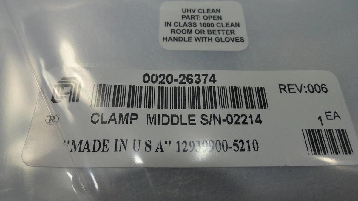 AMAT Applied Materials 0020-26374 Clamp Middle Shield 300MM Copper New Surplus