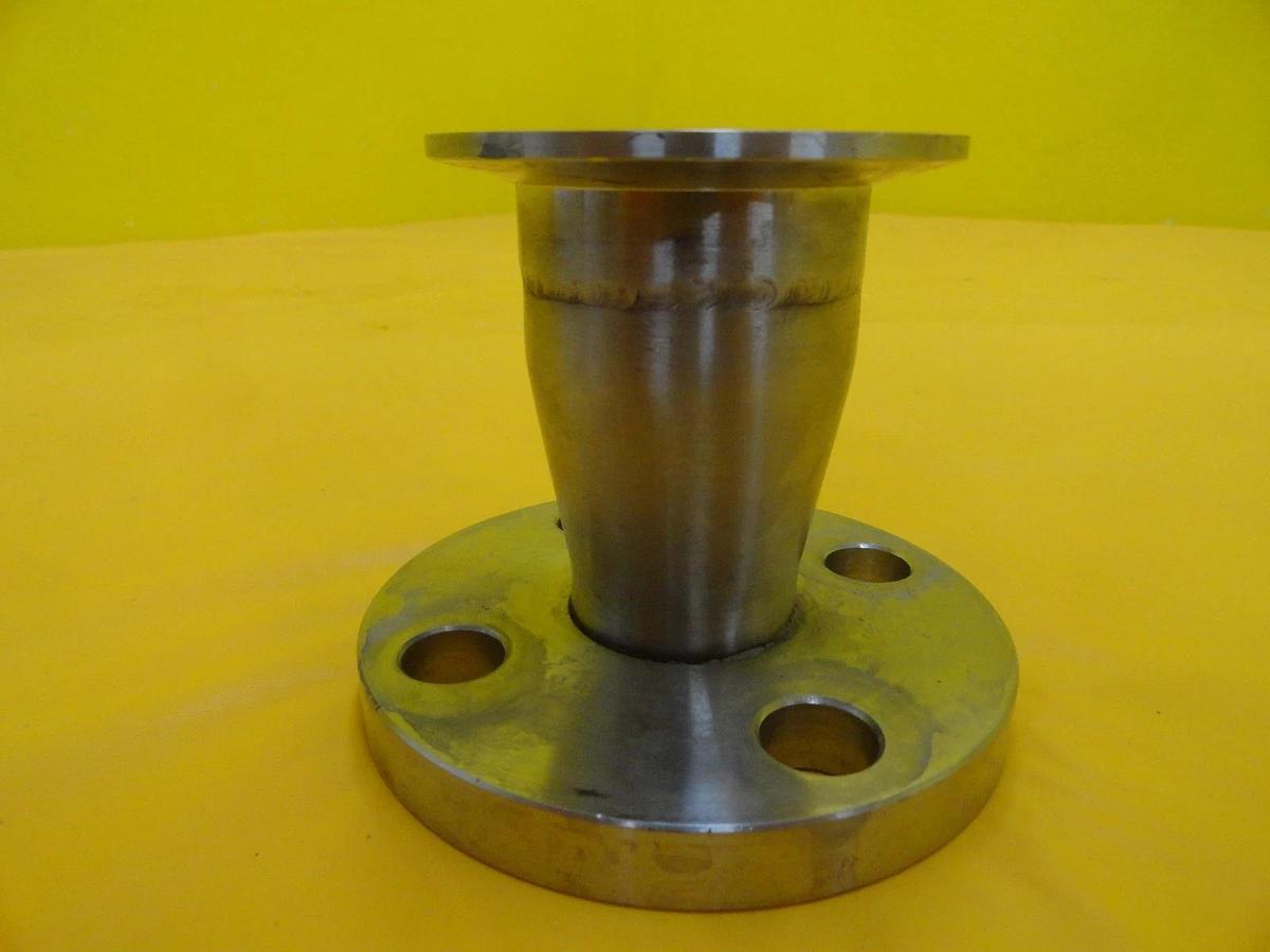 Used MDC Vacuum Products Conical Reducer Nipple Adapter 100ASA to NW50 Used Working