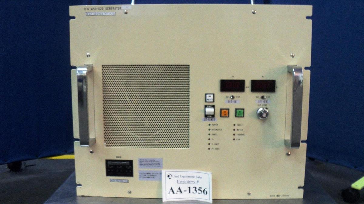 Used Nihon Koshusha HFS-450-020-5 450MHz 2kW Generator Hitachi MU-712E Used Working