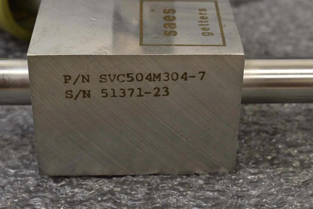 Used Saes Getters SVC504M304-7 Valve Assembly