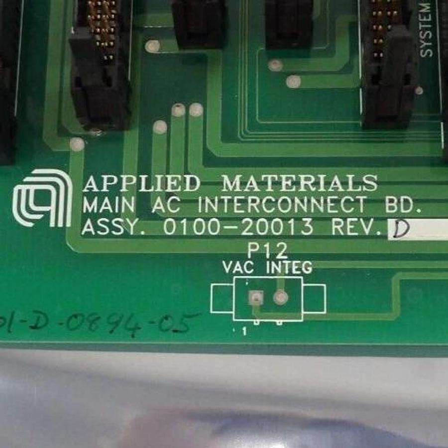Used AMAT Applied Materials 0100-20013 Main AC Interconnect PCB Working Surplus