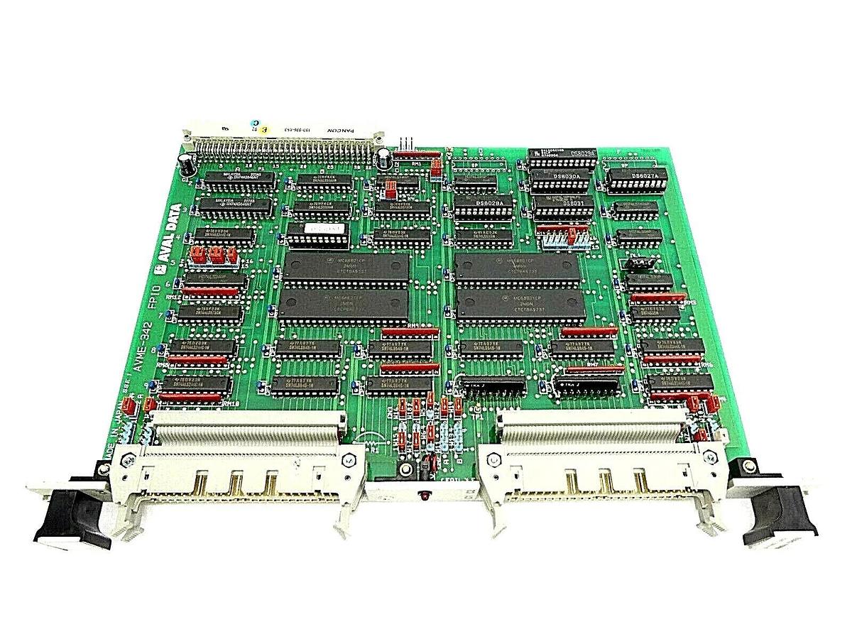 Used AVAL DATA AVME-342 Processor PCB Card FP10 Working Surplus