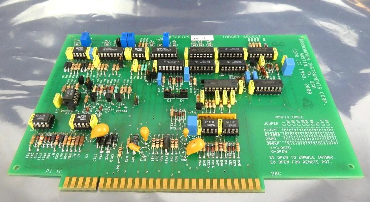 Refurbished Brookhaven 10720129 Target Select PCB P1-1C Varian E20000188 OEM Refurbished