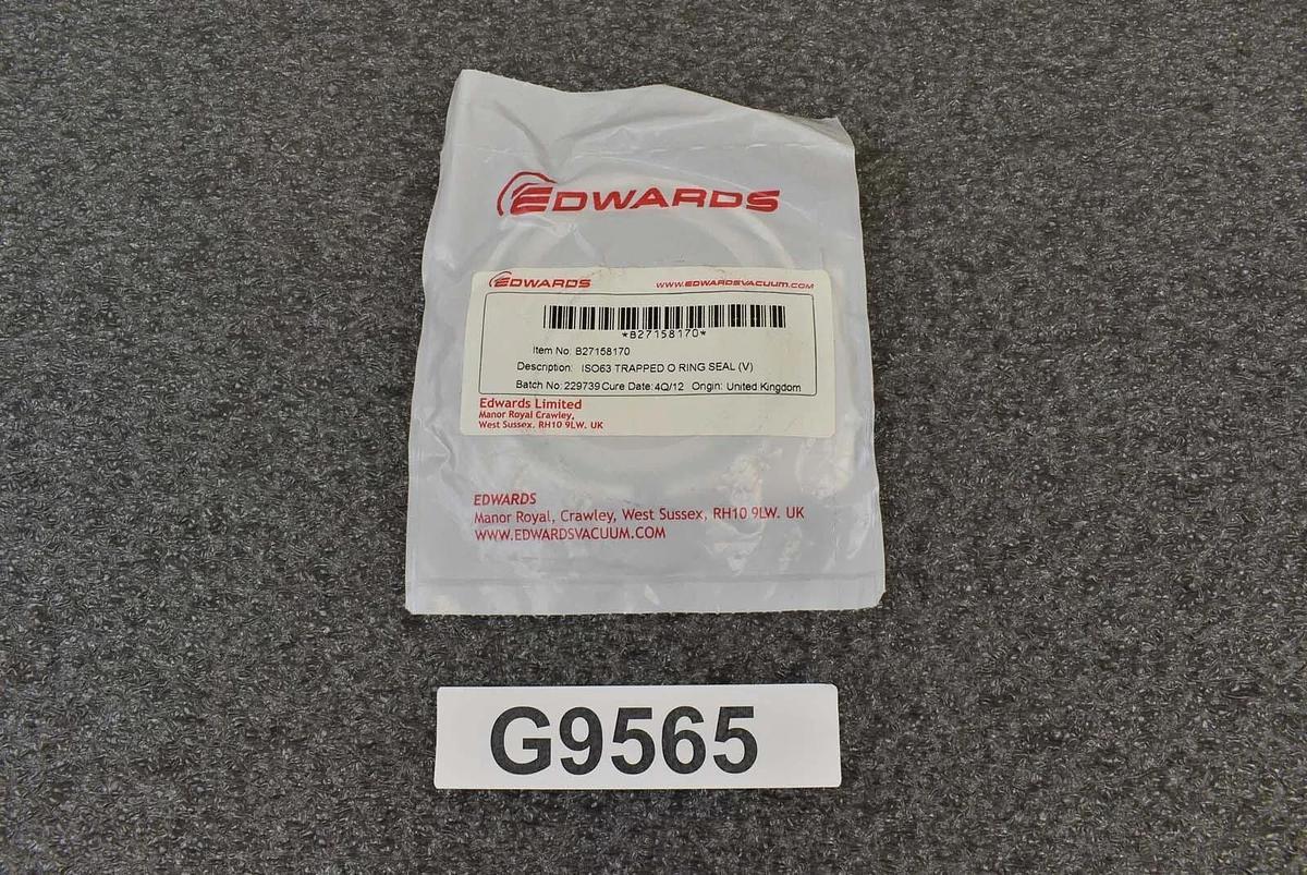 Used BOC Edwards B27158170 ISO63 Trapped O-ring Seal