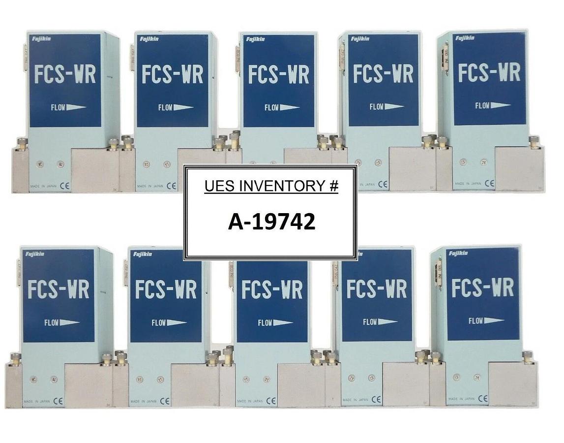 Used Fujikin FCS-WR Various Flow Control System MFC Reseller Lot of 10 TEL Working