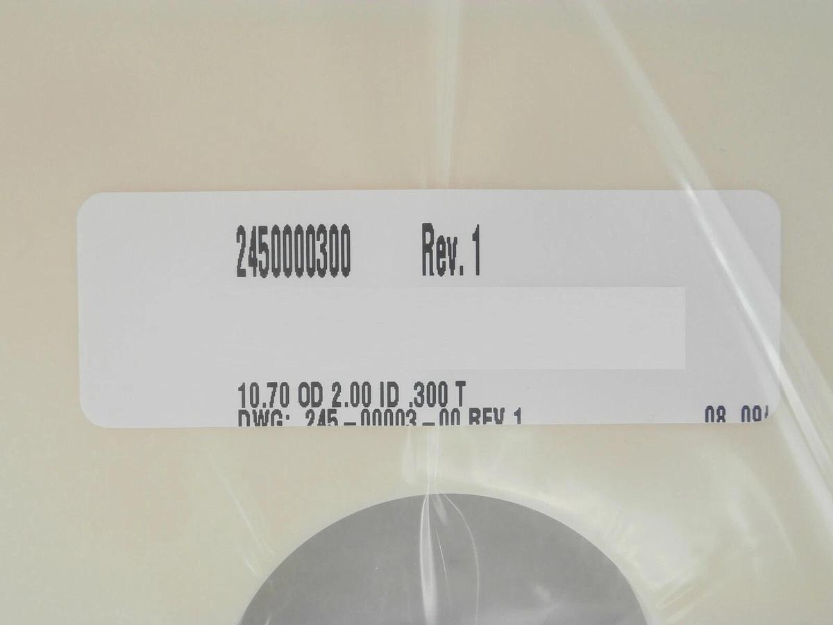Coorstek 2450000300 Insulator Disk Mattson 245-00003-00 Aspen II Aspen III New