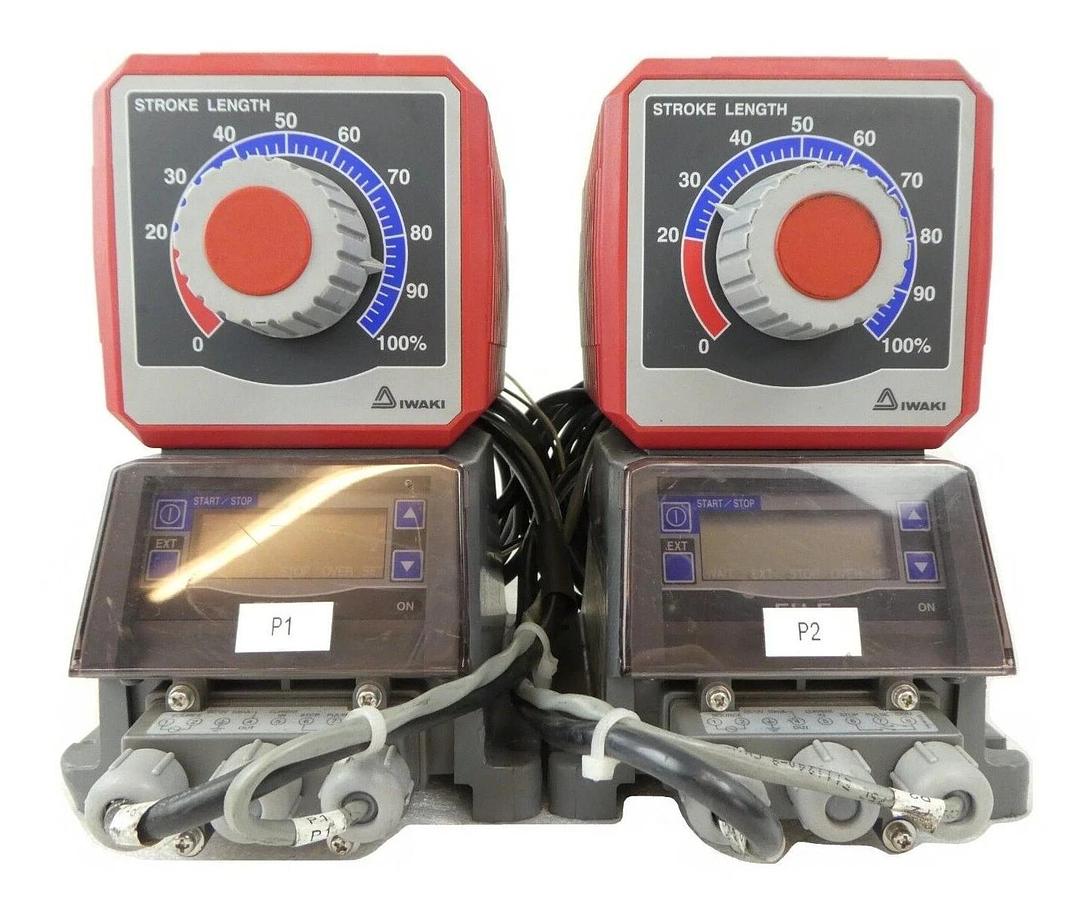 Used Iwaki EHE55FF-1UPE12 Magnetic Metering Pump EHC-11UPE Working Surplus