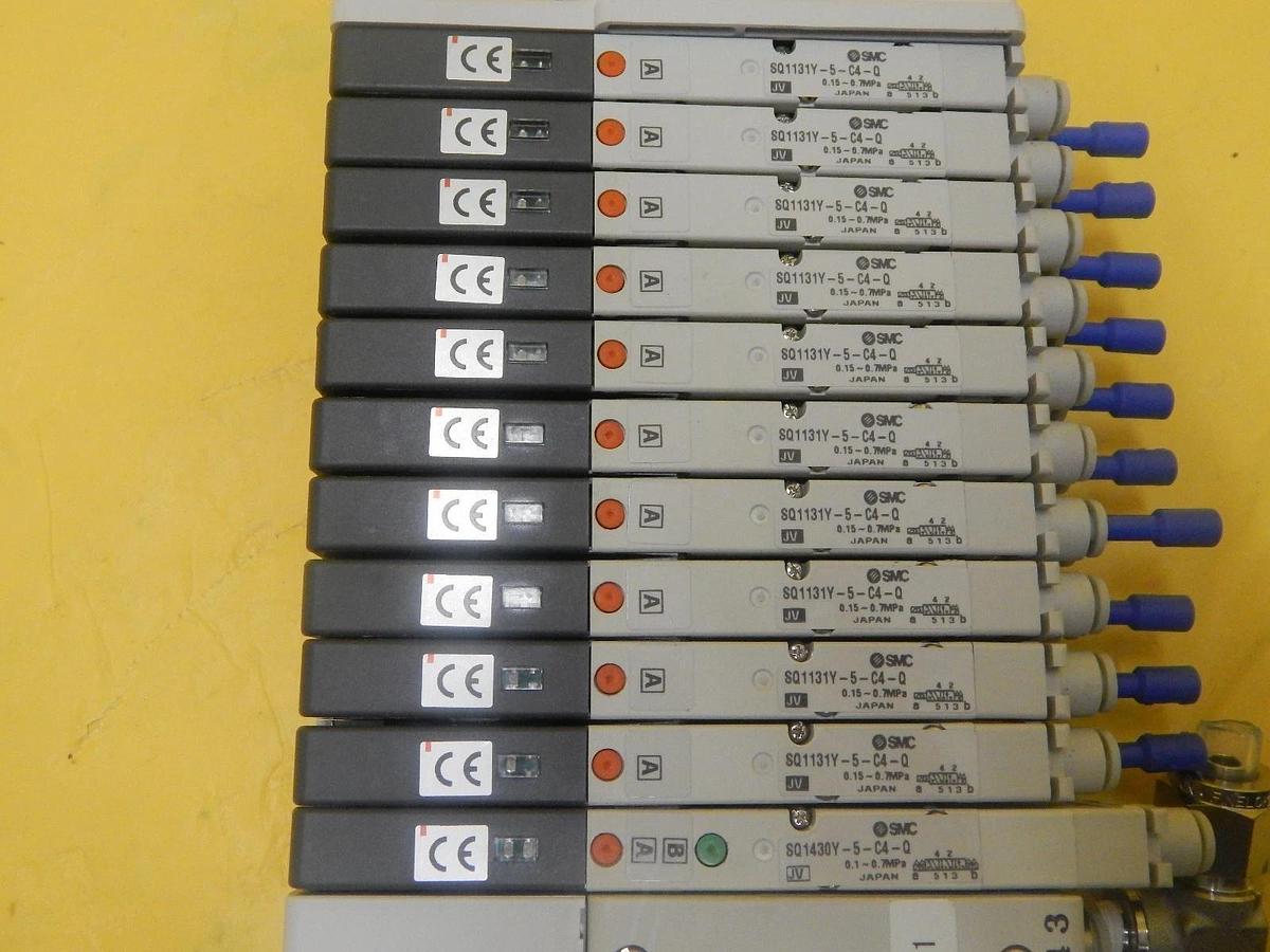 Used TEL Tokyo Electron SVC1 11-Port Manifold SMC SQ1131DY-5-C4-Q PR300Z Used Working