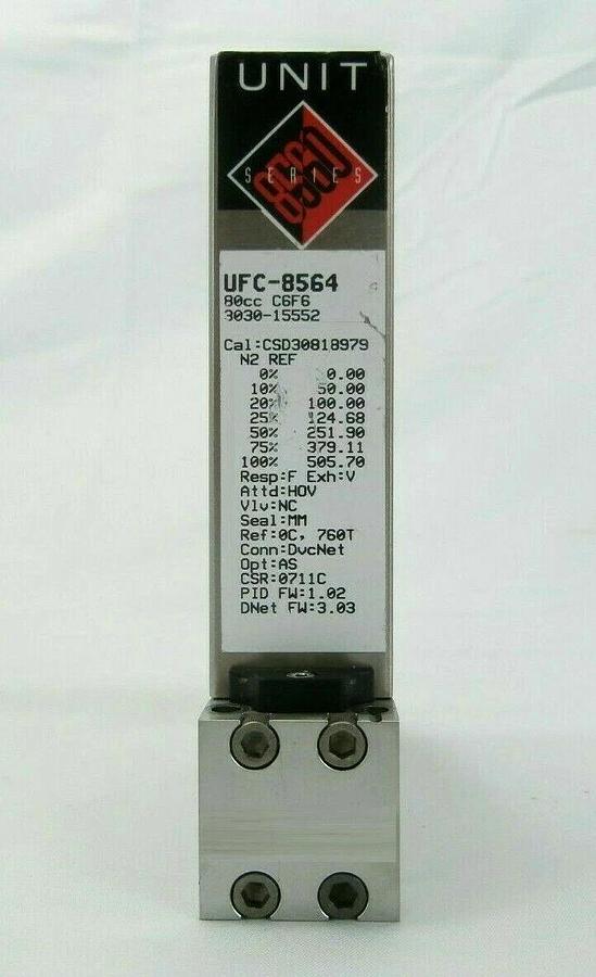 Used Celerity UFC-8564 Mass Flow Controller MFC UNIT AMAT 3030-15552 80cc C6F6 Spare