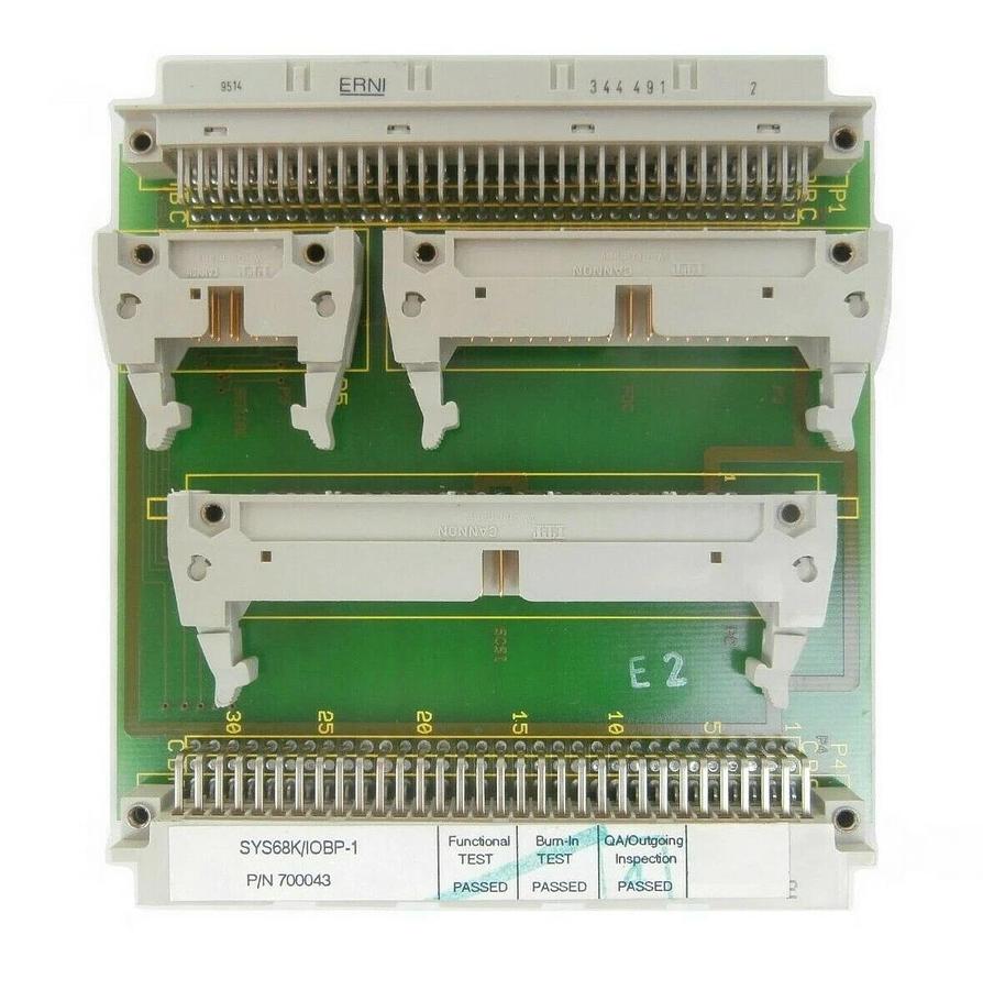 Used Force Computers 700043 I/O Interface PCB SYS68K/IOBP-1 Bio-Rad Q5 Working Spare