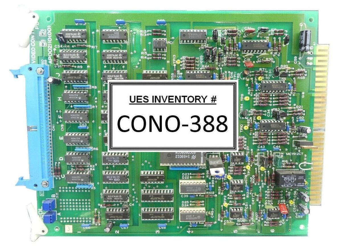 Used JEOL AP002110(00) Video Control PCB Card VIDEO CONT(3) PB JSM-6400F SEM Working