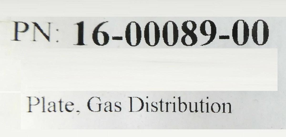 Refurbished Novellus Systems 16-00089-00 Top Gas Distribution Plate Manufacturer Refurbished