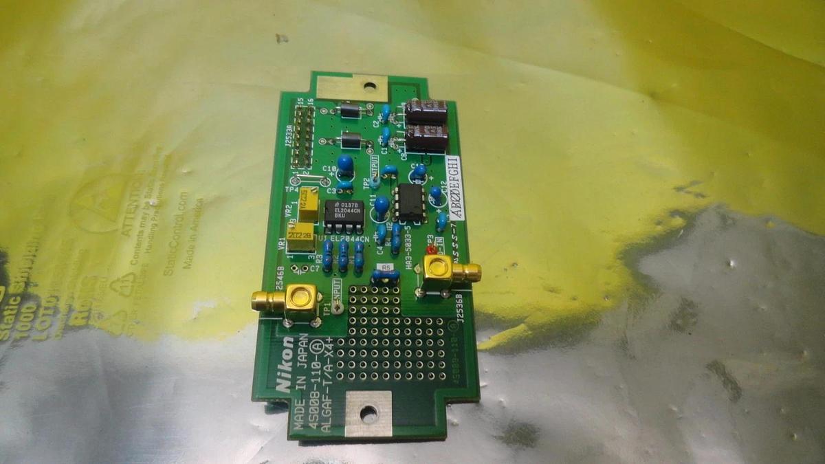 Used Nikon 4S008-110-A ALGAF-T/A-X4+ Board PCB NSR-S204B System Working Spare