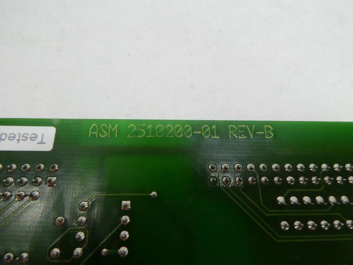 Used ASM Advanced Semiconductor Materials 2510200-21 PCB Card WK0107 Working Surplus