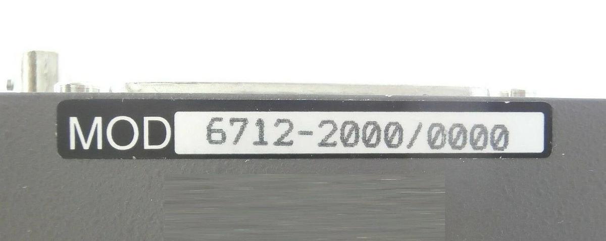 Used Cohu 6712-2000/0000 Camera Controller Module Bio-Rad Quaestor Q5 Q7 Working
