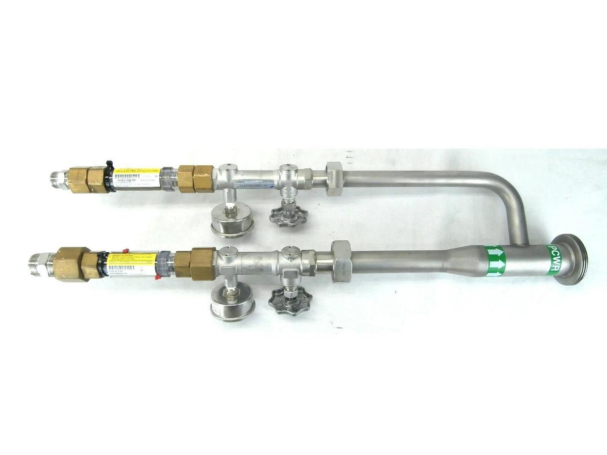 Used Evans PWR-24PS-16UW-12UW Manifold with Gauges Edwards NRYOWP543 TPU Used Working
