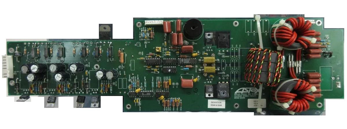 Used ASTeX Applied Science & Technology ABX-X490 Driver Board PCB ETO Rack Working
