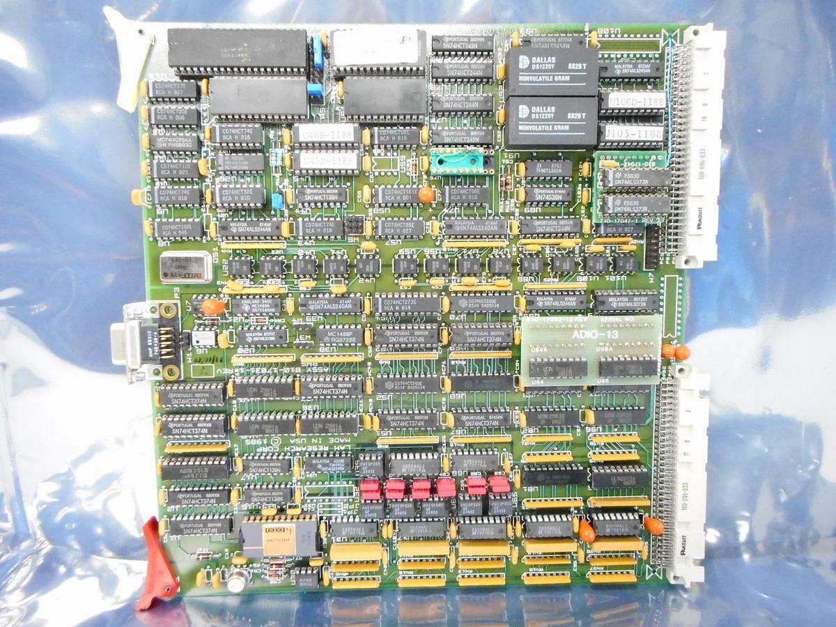 Used Lam Research 810-17031-1 Processor PCB Card 810-17052-13 ADIO-13 Rev. 7 AS-IS