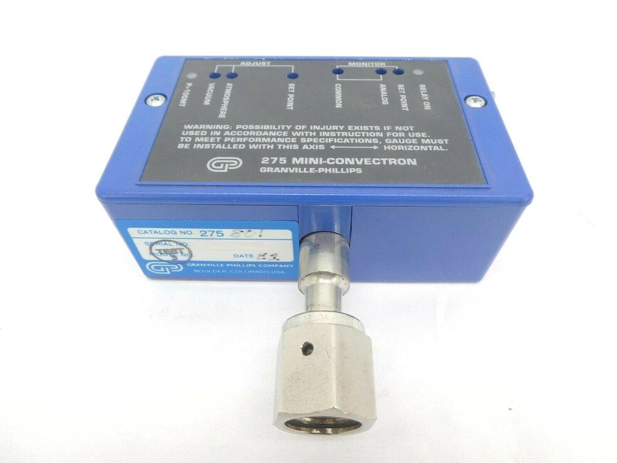Used Granville-Phillips 275801 Vacuum Gauge 275 Mini-Convectron Working Surplus