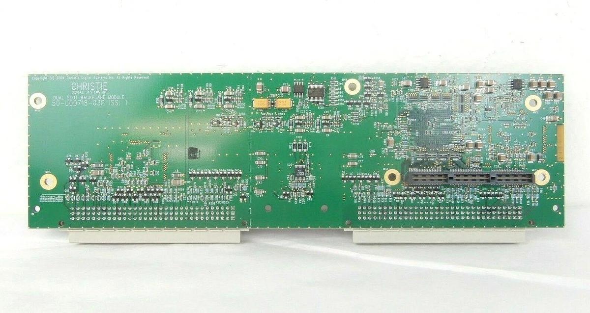 Used Christie Digital Systems 50-000718-03P Backplane Module PCB MATRIX S+2K Working